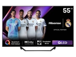 TV HISENSE 55A7NQ (QLED - 55'' - 140 cm - Ultra HD - Smart TV)