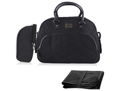 Bolso Multifunción LORELLI Mama Bag Viola Negro