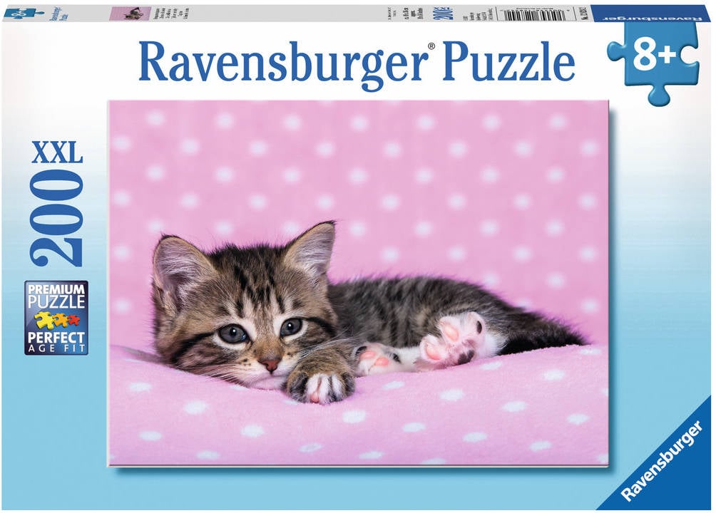 Ravensburger 128242 Puzzle rompecabezas fauna niños gato 8 años 200