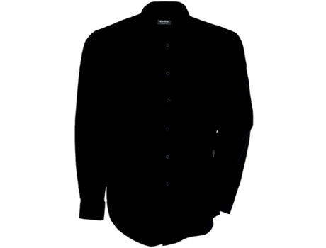 Camisa KARIBAN Algodón Hombre (L - Negro)