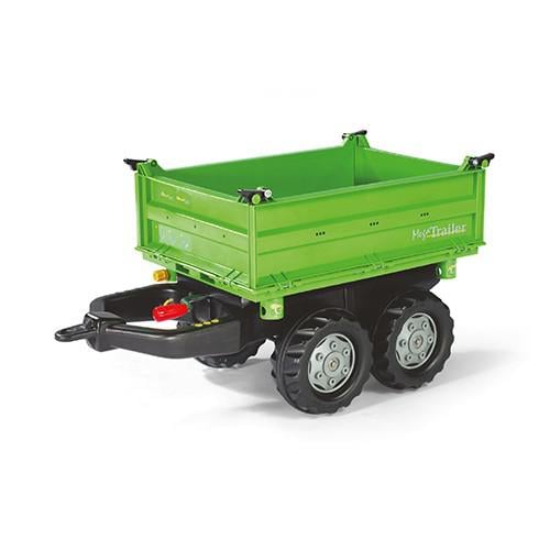 Remolque Mega Trailer toys deutz verde para niños 12 150 2