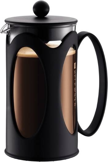 Bodum Cafetera Émbolo acero inoxidable negro 8 taza 1068501 1.0l