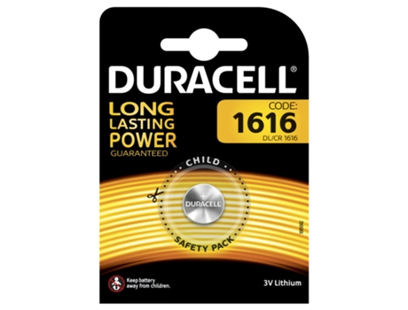 Pila DURACELL Botón de litio DL1616 1unid. en blíster