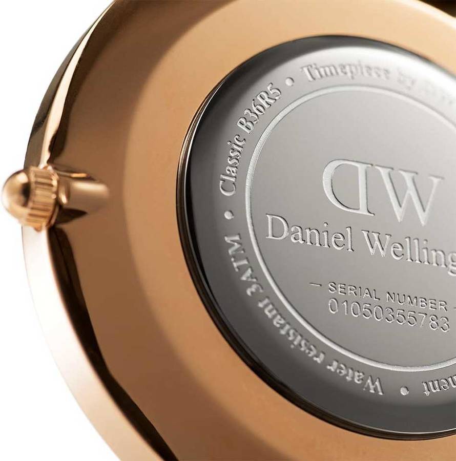 Reloj Daniel Wellington hombre piel analogico para unisex de cuarzo con correa en dw00100137