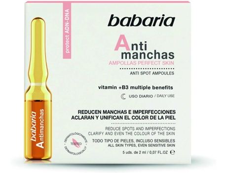 Ampollas BABARIA Antimanchas (5x2 ml)