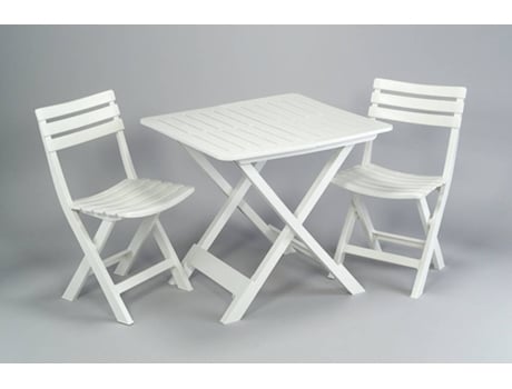 Set De Camping ipae progarden blanco 4666 conjunto muebles