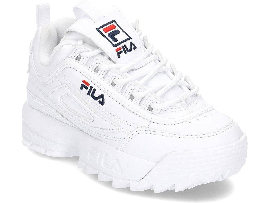 Zapatillas fila disruptor sales blancas mujer