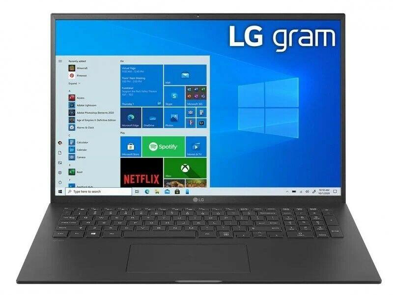 Portátil LG 16Z90P-G.AA88B (16" - Intel Core i7-1165G7 - RAM: 16 GB - 512 GB SSD - Intel Iris Xe Graphics)