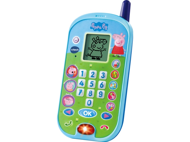 Vtech De Peppa pig interactivo que simula una conversación voces todos los personajes la familia actividades y animaciones 3480523122