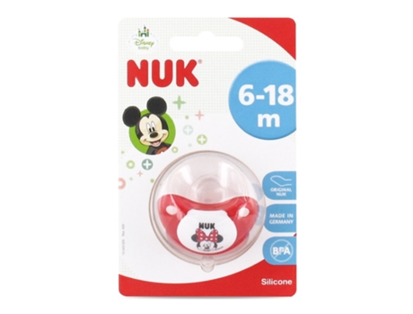Pack Nuk Chupete Star Day & Night Mickey 6-18 m, 2 Unidades