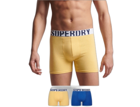 Juego de Boxers para Hombre SUPERDRY (XXL - Algodón - Multicolor)