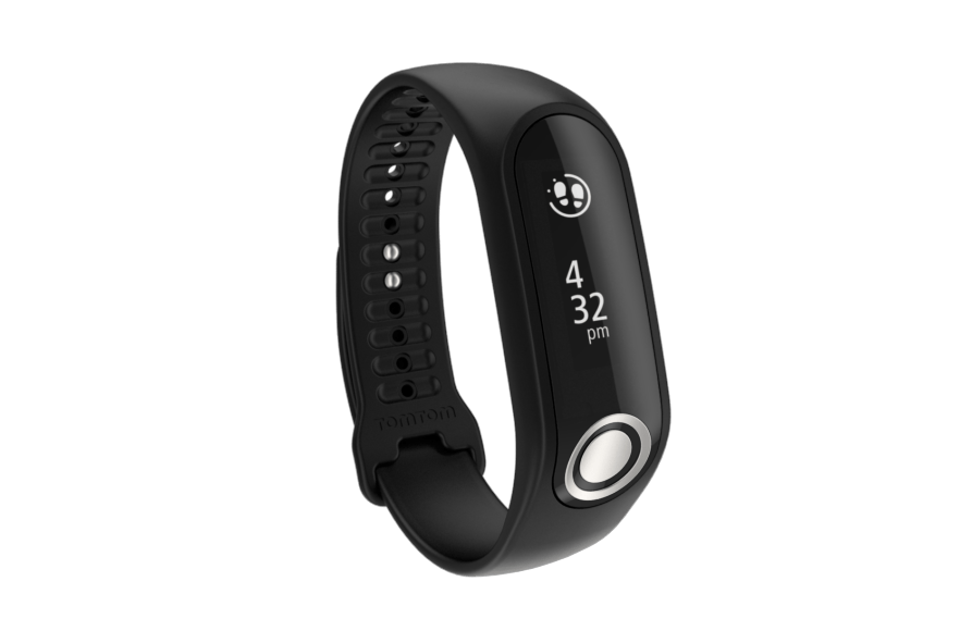 Pulsera de actividad TOMTOM Táctil (Bluetooth - Hasta 5 días de autonomía - Resistente al agua - Negro)