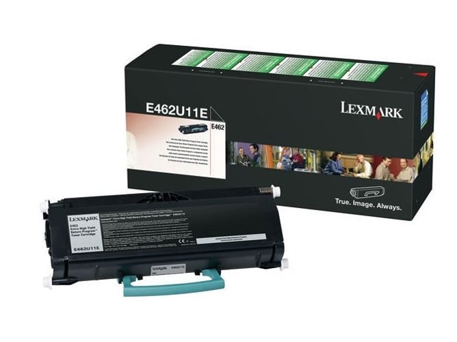 Tóner LEXMARK E462U11E Negro