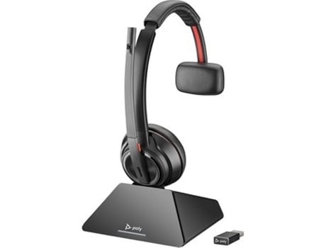 Auriculares POLY Savi 8210 Uc S8210 C Usb-A D200 Usb-A Oth Mono Dect Uk/Eu/At/Nz