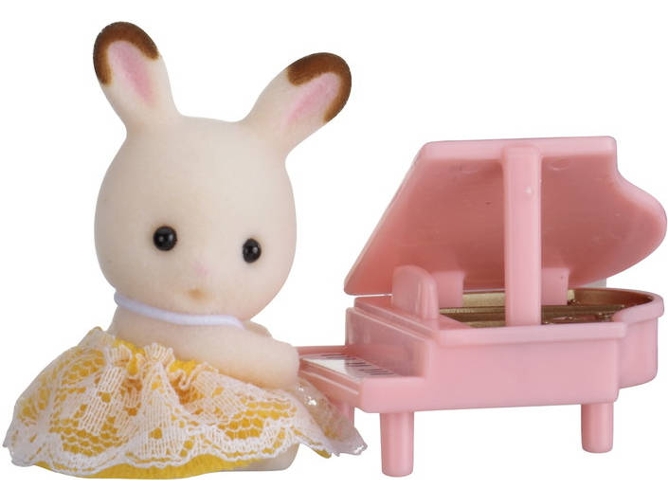 Conjunto De Muñecos sylvanian families 5202 bebé para llevar conejo chocolate