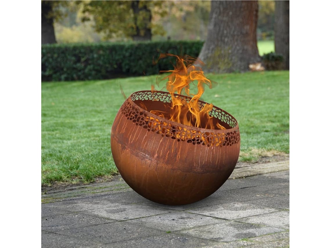 Brasero Exterior para Jardin Color Corten 50 cm de diámetro