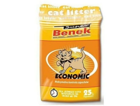 Arena para Gatos SUPER BENEK Economic Gris 25 L