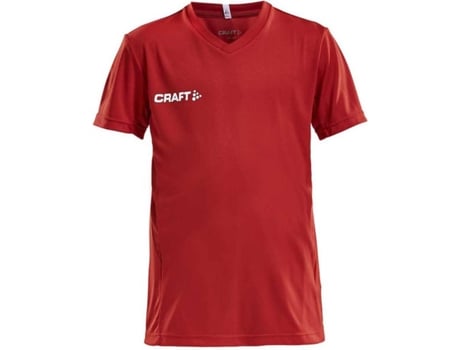 Camiseta de Hombre para Fútbol CRAFT Squad Solid Rojo (6/8 Años)