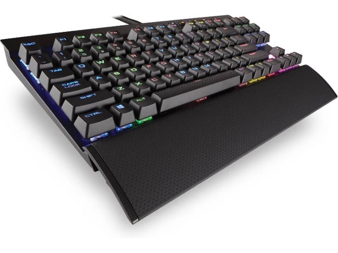 Teclado Gaming CORSAIR K65 LUX RGB (Mecánico - Idioma Español - Iluminado)