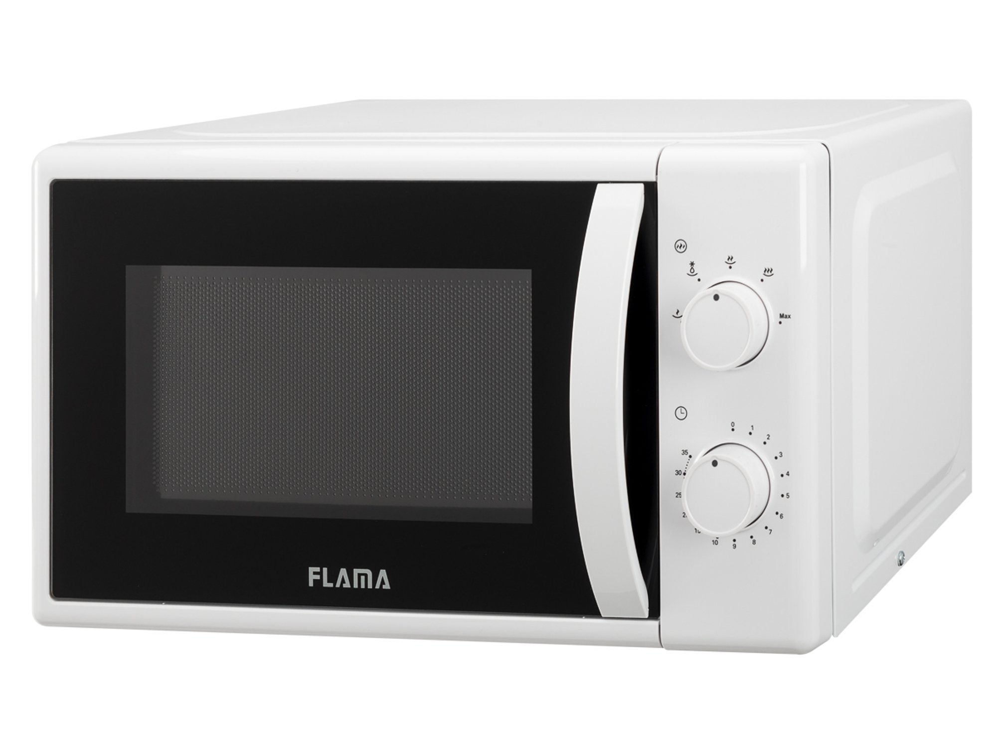 Microondas FLAMA B1824FL (20 L - Sin Grill - Blanco)