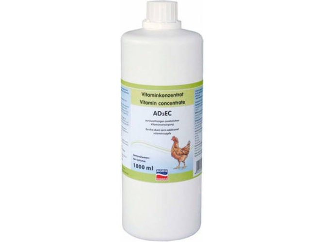 Complemento Alimenticio para Aves KERBL Vitaminas AD3EC Concentrado (1000ml)