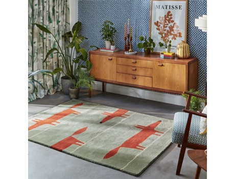 Alfombra SCION Mr Fox (Verde - 120x180 cm)