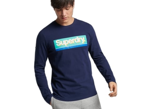 Camiseta para Hombre SUPERDRY (S - Multicolor)