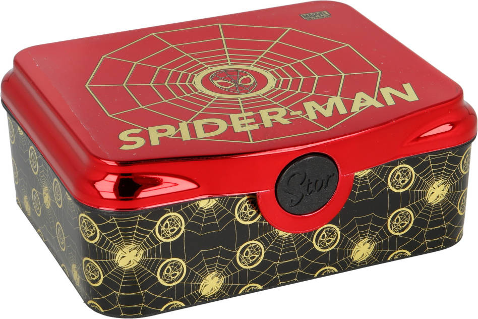 Lonchera SPIDERMAN (Rojo - Plástico - 6 x 15 x 12 cm)