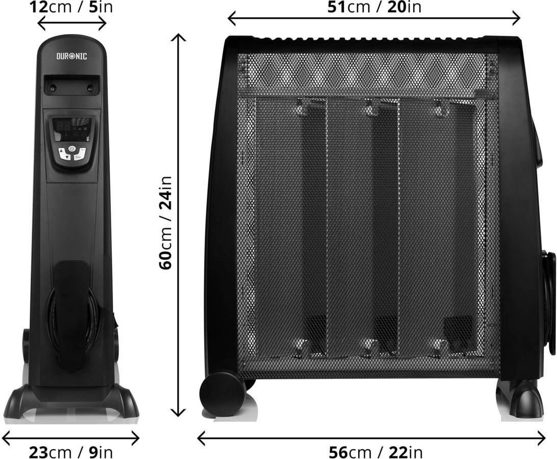 Radiador Infrarrojos DURONIC NJ-CGI3-O9AK (1500 W)