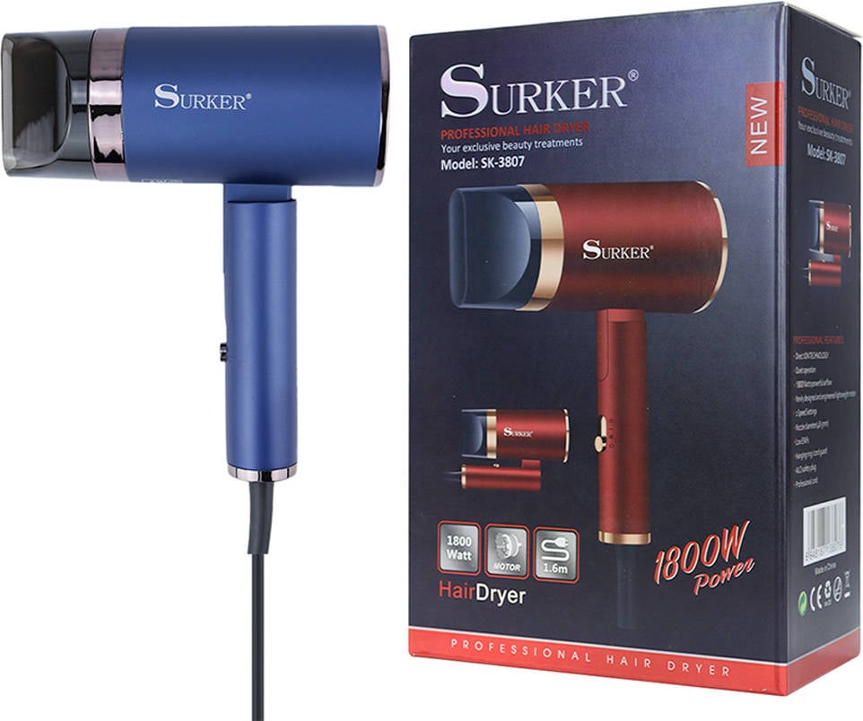 Secadora de Pelo SURKER SK-3807 Profesional (1800 W)