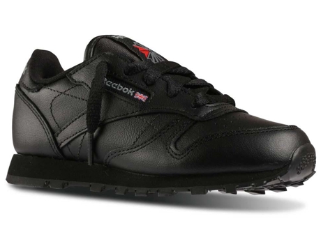 Zapatillas REEBOK Classic Leather Niños (29 - Negro)