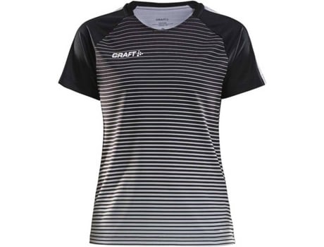 Camiseta de Mujer para Fútbol CRAFT Control Multicolor Negro (XS)