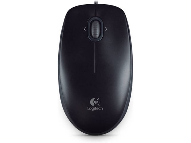 Ratón LOGITECH M100 (Óptico - Negro)