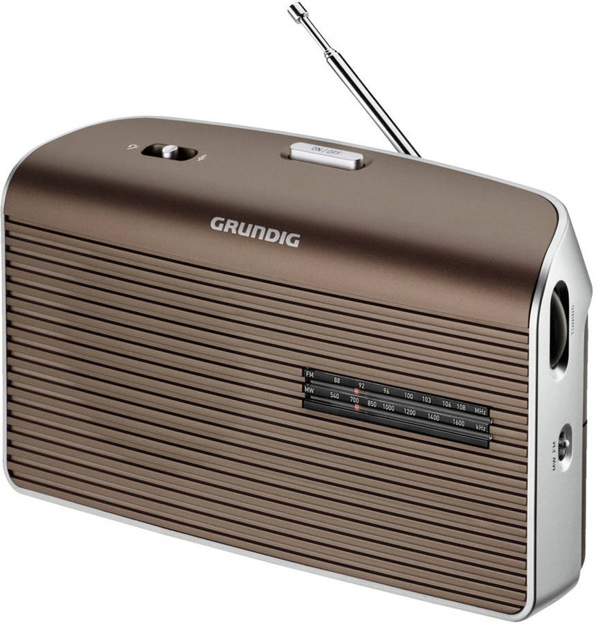 Radio Digital GRUNDIG FM Music 60 Marrom