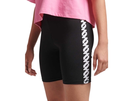 Calção SUPERDRY Shorts Code Essential Sl Cycle Preto M Mulher