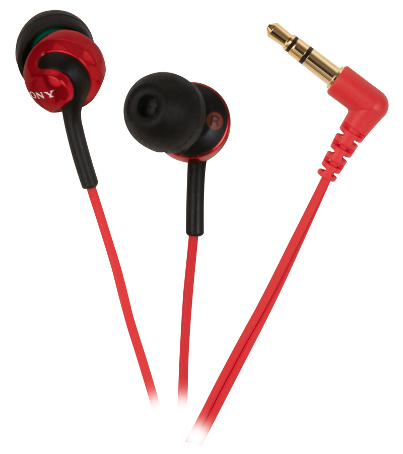 Auriculares con cable SONY MDR-EX110LP (In ear - Rojo)