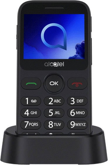 Teléfono Senior ALCATEL 2019G (2.4'' - 2G - Negro)