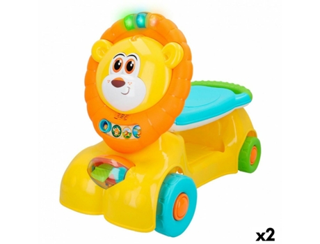 Andador WINFUN Luz Sonido León 57 x 42 x 26 cm (Edad Mínima Recomendada: 12 meses - 2 unidades)