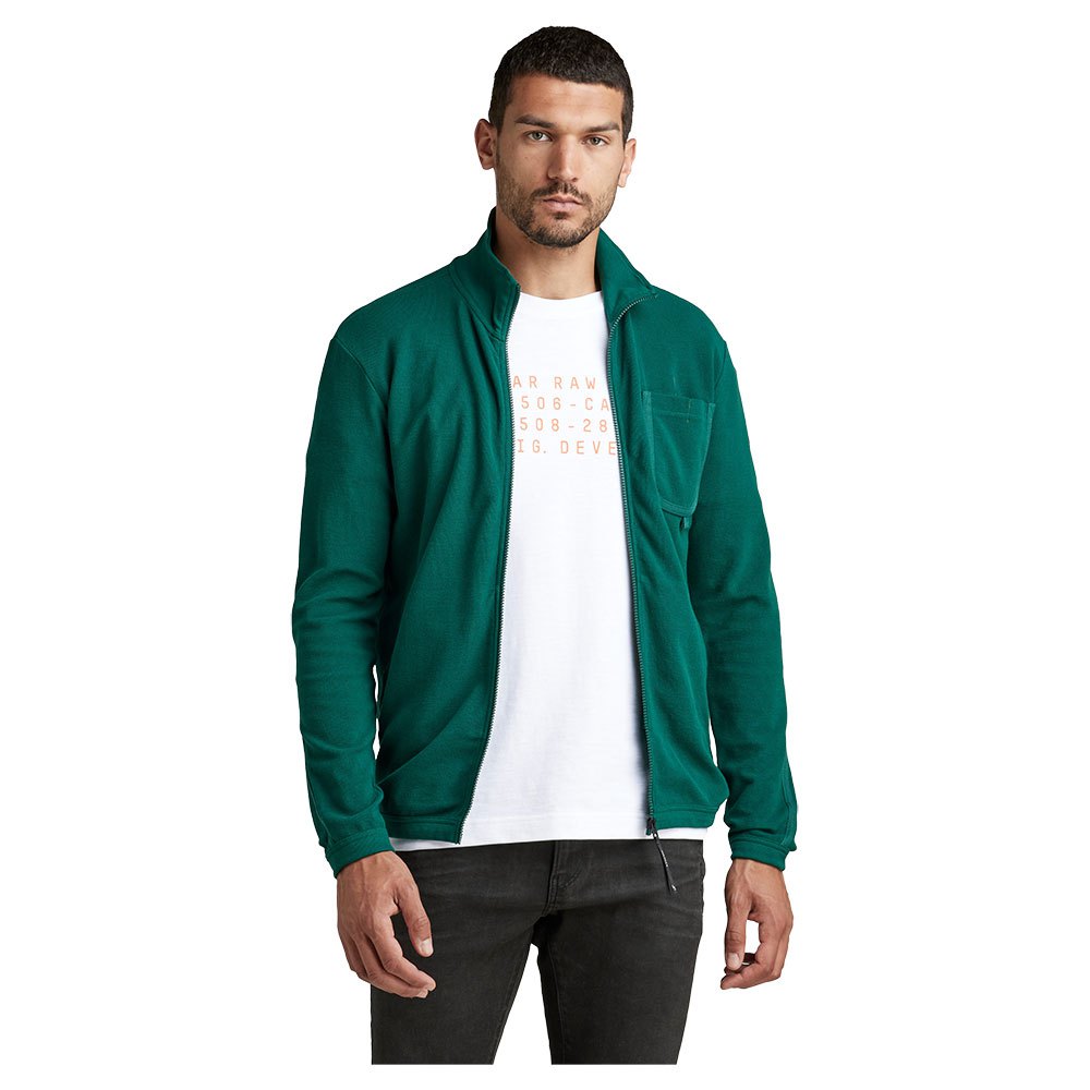 Pocket Tape Zip tweeter sudadera para hombre camiseta gstar comprida meia verde xs