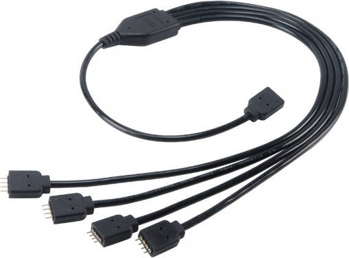 Akasa Akcbld0450bk Divisor y cable alargador de led 1 4