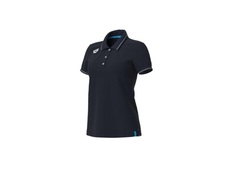 Polo de Mujer para Natación ARENA Team Solid Algodón Azul (XL)