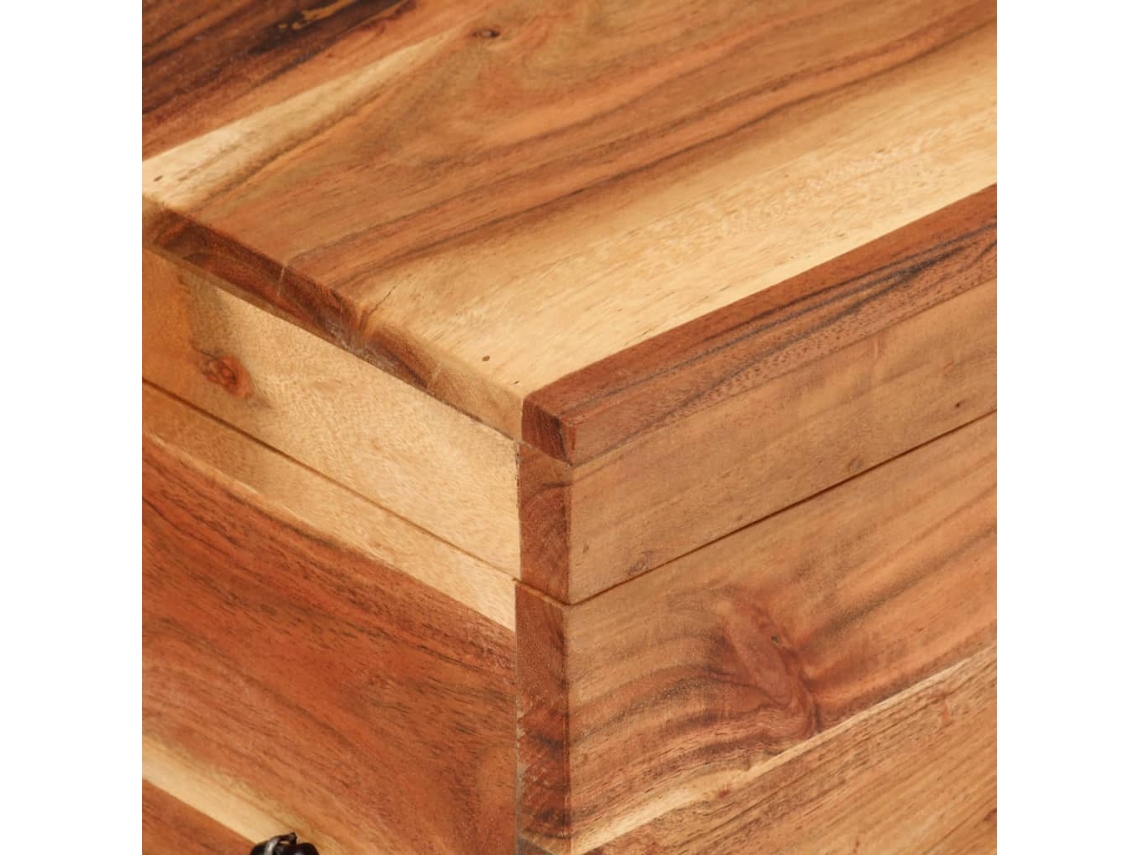 Caja de Almacenaje en Madera de Acacia