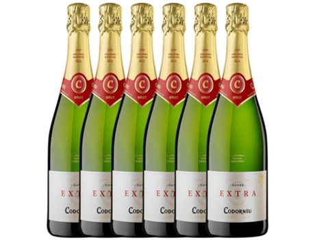 Espumante CODORNÍU Codorníu Extra Brut Cava Reserva (0.75 L - 6 unidades)