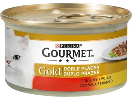 Pienso PURINA Gourmet Gold Doble Placer con Vaca y Pollo