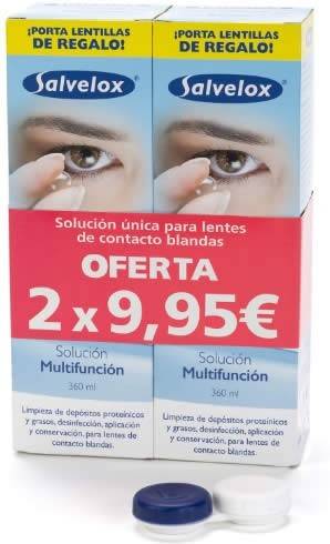 Repavar De Limpieza y remojo para lentes contacto 2 unidades x 360ml