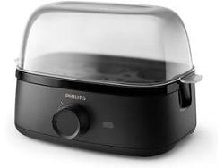 Cocedor de Huevos PHILIPS Serie 3000 HD9137/9 (400 W - Negro)