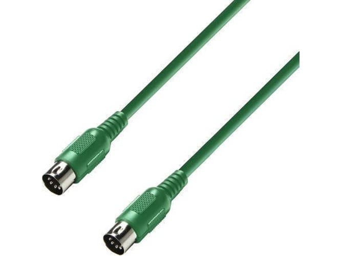 Adam Hall 3 star series cable midi 075 color verde de 75