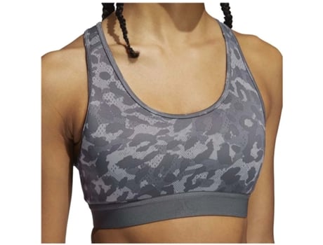 Sujetador de Mujer ADIDAS Believe This Support Gris (M)