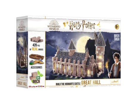 Puzzle TREFL Brick Trick Harry Potter Great Hall Puzle de fotograma 420 pieza(s) Televisión/películas