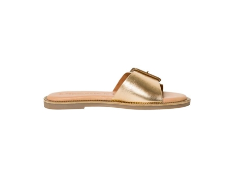 Sandalias de Mujer TAMARIS Plana Ouro Piel Dorado (38)